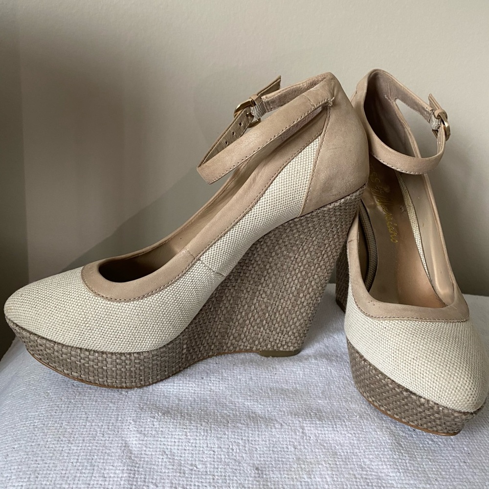 Guess by Marciano Beige Wedges